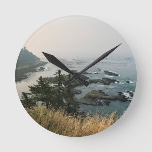 Horloge Ronde Parc d'état du Cap Arago, Côte de l'Oregon