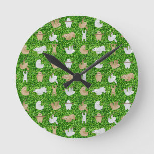Horloge Ronde paresseux