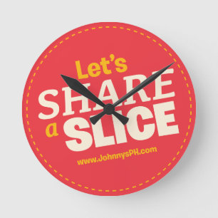 Horloge Ronde Partageons une tranche