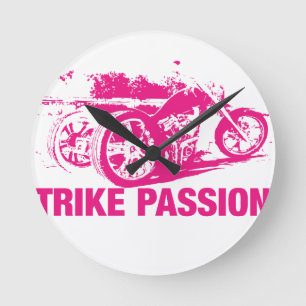 Horloge Ronde passion de tricycle