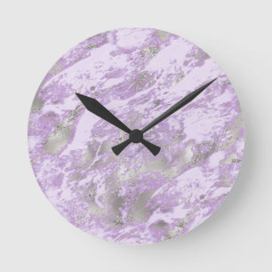 Horloge Ronde Pattern chic
