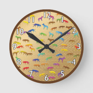 Horloge Ronde Patters australiens