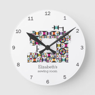 Horloge Ronde Patters de Colorful