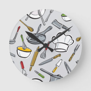 Horloge Ronde Patters de Kitchen Tool