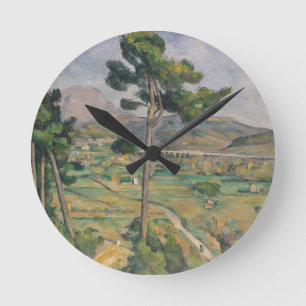 Horloge Ronde Paul Cezanne Paysage avec viaduc