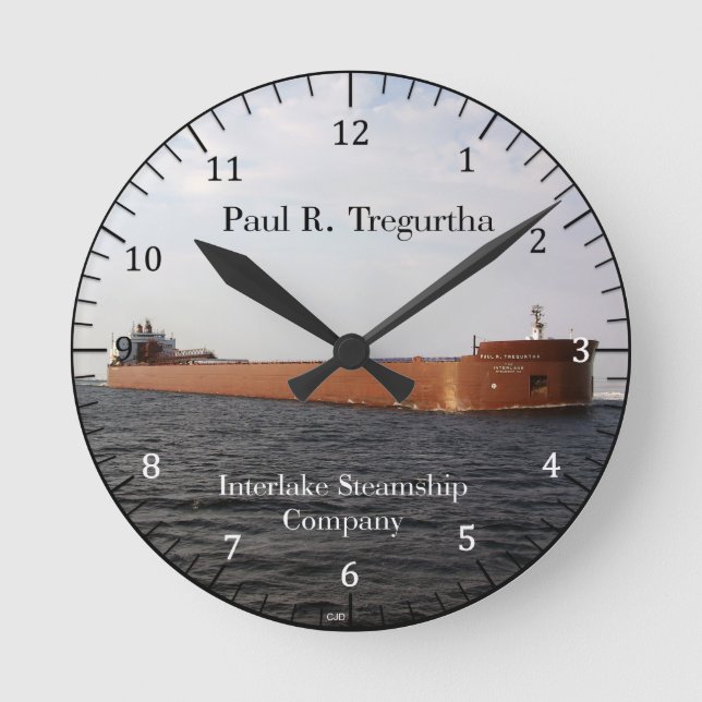 Horloge Ronde Paul Tregurtha clock (Recto)