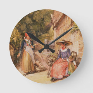 Horloge Ronde Paysans de la forêt noire