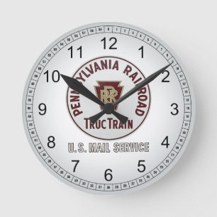 Horloge Ronde Pennsylvania Railroad TrucTrain Service