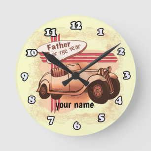 Horloge Ronde Père De L'Année