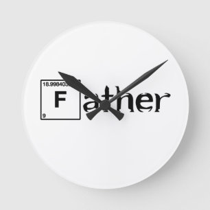 Horloge Ronde Père... Fête des pères cadeau