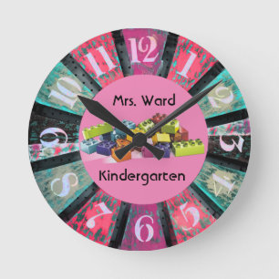 HORLOGE RONDE PERSONNALISER L'HORLOGE DE L'ÉCOLE