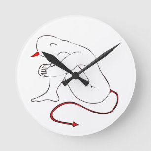 Horloge Ronde Petit diable