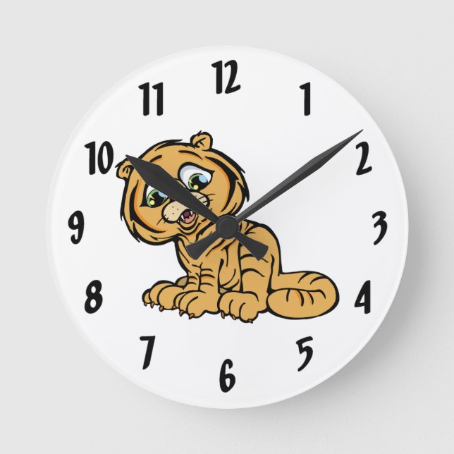 Horloge Ronde Petit tigre (Recto)