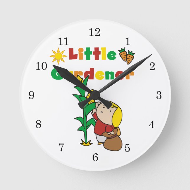 Horloge Ronde Petite jardinière (Recto)