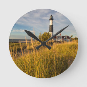 Horloge Ronde Phare Big Sable Point Sur Le Lac Michigan
