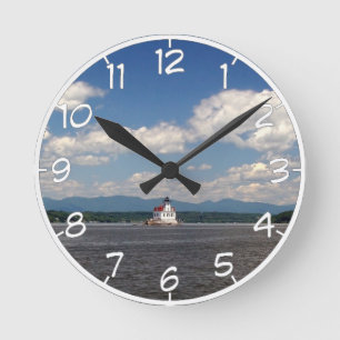 Horloge Ronde Phare de la rivière Hudson
