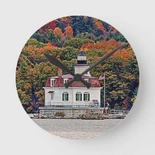 Horloge Ronde Phare d'Esopus Meadows