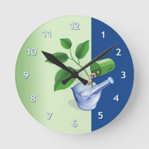 Horloge Ronde Pharmacie