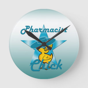 Horloge Ronde Pharmacien Chick #7
