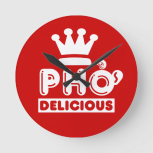 Horloge Ronde Pho King Delicious