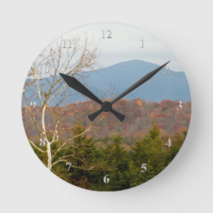 Horloge Ronde Photo de Blue Ridge Mountains VA la vallée de