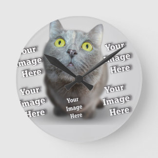 Horloge Ronde Photo PET ✨ Lovely Custom