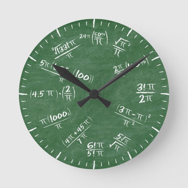 Horloge Ronde Pi (Recto)