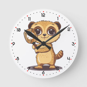 Horloge Ronde PickleScout Pickleball 
