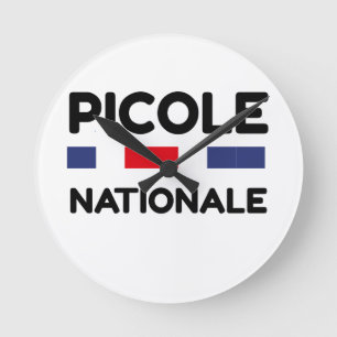 Horloge Ronde Picole Municipale – coussin humoristique drôle