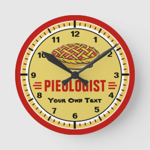 Horloge Ronde Piédéologue de la tarte sur mesure