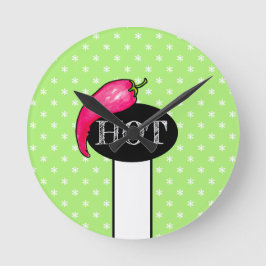 Horloge Ronde Piment