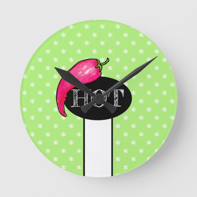 Horloge Ronde Piment (Recto)