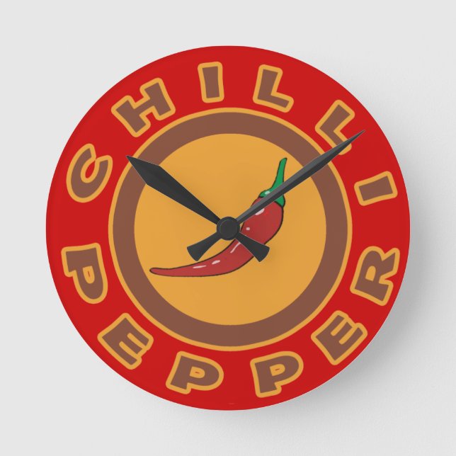 Horloge Ronde piment. épices (Recto)