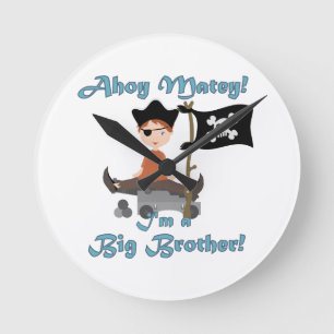 Horloge Ronde Pirate Big Brother