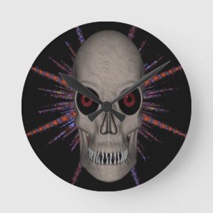 Horloge Ronde Pirate spatiale