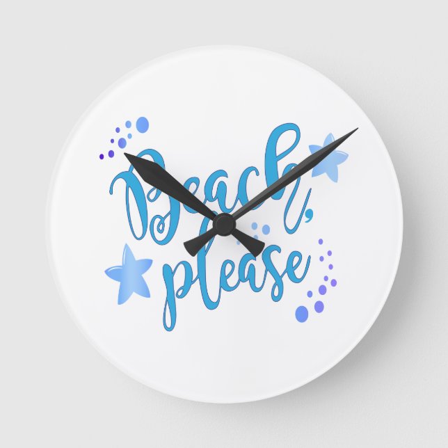 Horloge Ronde Plage (Recto)
