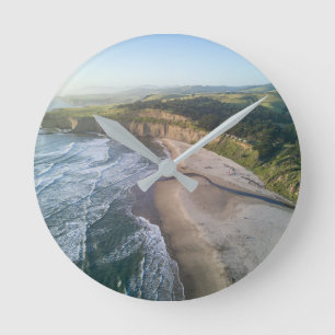 Horloge Ronde plage aérienne