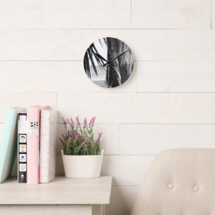 Horloge Ronde Plage des Caraïbes Bliss #4 #wall #art