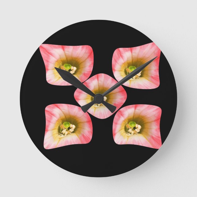 Horloge Ronde Plaisir floral (Recto)