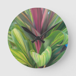 HORLOGE RONDE PLANTE PLUS