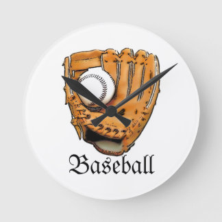Horloge Ronde Play-baseball