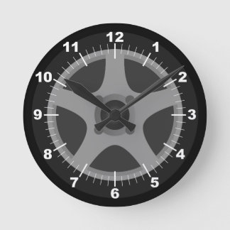 Horloge Ronde Pneu et jante personnalisés