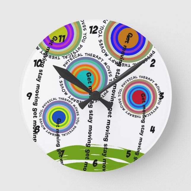 Horloge Ronde Poison de Physical Therapy (Recto)