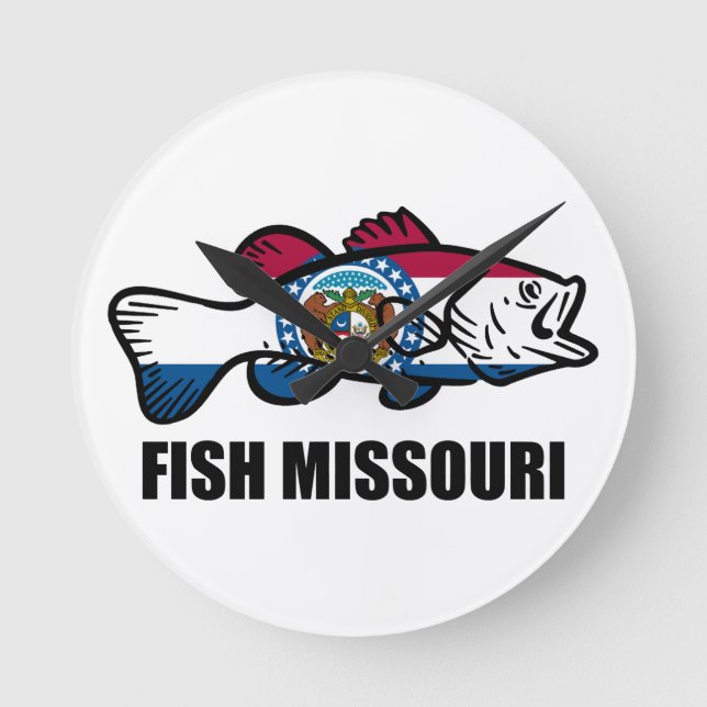 Horloge Ronde Poisson Missouri (Recto)