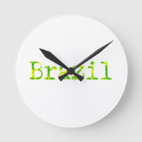 Police Brésil Vert et Jaune