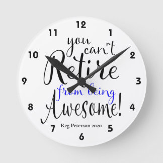 Horloge Ronde Police Office Retirement Thin Line