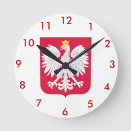 Horloge Ronde Polish* Coat of Arms