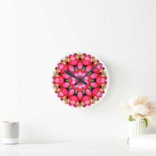 HORLOGE RONDE POMMES