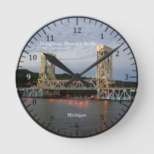 Horloge Ronde Pont Houghton Hancock à l'horloge de la nuit