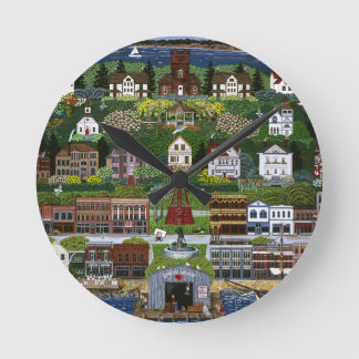 Horloge Ronde Port historique Townsend, Washington
